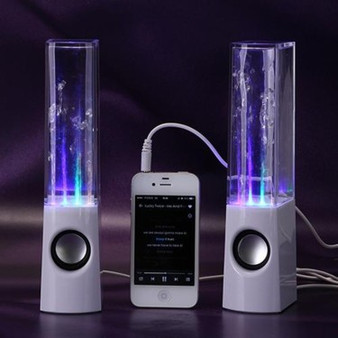 Dancing Water Fountain Speakers with LED Lights – Wireless Sound & Water Show