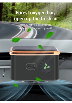 Solar Air Purifier for Cars – Eliminates Odors & Freshens Vehicle Air - Visible Variety