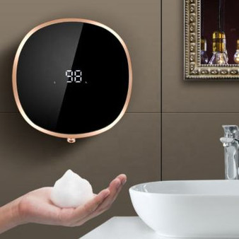 Automatic Touchless Soap Dispenser – Round Design with Digital Display - Visible Variety
