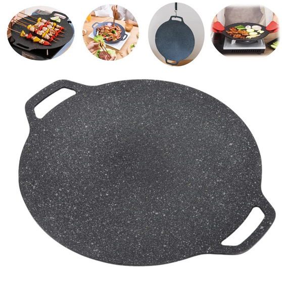 Non-Stick Grill Pan – Ideal for Korean BBQ, Roasting & Outdoor Use - Visible Variety