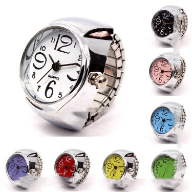 Adjustable Ring Watch – Korean Alloy Silver Case Design - Visible Variety