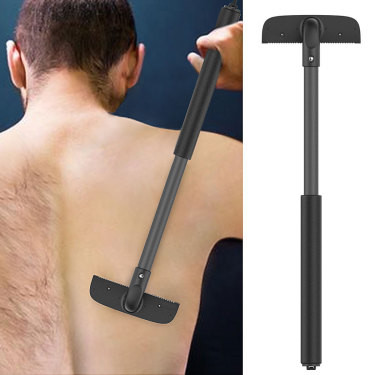 Back Shaver – Manual Back Hair Remover with Adjustable Long Handle