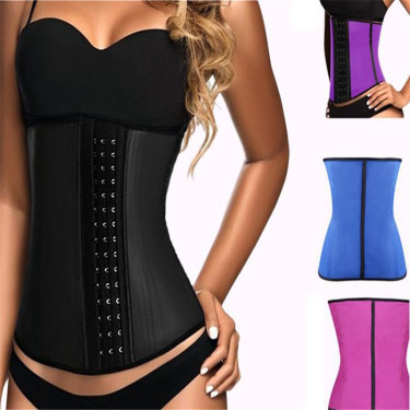 Waist Trainer Corset for Women – Latex Cincher for Abdominal Compression & Posture Support