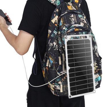 Portable Solar Panel Charger for Backpack – Outdoor Mobile Charging Solution - Visible Variety