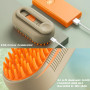 Pet Steam Brush for Cats and Dogs – Removes Tangled Hair with Ease
