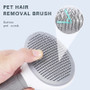 Self-Cleaning Pet Grooming Brush – Ideal for Shedding and Detangling All Pets