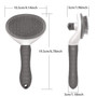 Self-Cleaning Pet Grooming Brush – Ideal for Shedding and Detangling All Pets