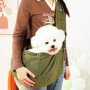 Portable Dog Bag Shoulder Carrier – Soft and Cozy Sling for Cats and Dogs