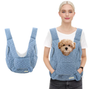 Pet Carrier Bag with Extra Large Capacity – Waterproof Chest Backpack for Dogs and Cats