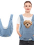 Pet Carrier Bag with Extra Large Capacity – Waterproof Chest Backpack for Dogs and Cats