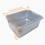Thickened Stainless Steel Lunch Box Container – Rectangular Food Storage Pan with Lid