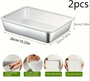 Premium Stainless Steel Baking Tray with Lid – Non-Stick and BPA-Free Cookware Set