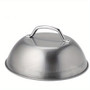 9-Inch Stainless Steel Basting Cover – Ideal for Griddle, Grill & Oven Use