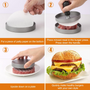 Burger Press – Aluminum Non-Stick Patty Maker for Homemade Burgers