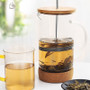 French Press with Filter – Durable Borosilicate Glass Pot for Coffee and Tea