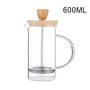 French Press with Filter – Durable Borosilicate Glass Pot for Coffee and Tea