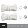 Elastic Shoe Laces for Sneakers – No Tie Quick Shoelace Clips for Kids & Adults