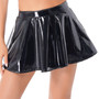 Latex Mini Skirt – Women’s Sexy Faux Leather Skirt for Clubwear