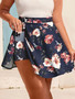 Pleated Floral Skirt for Women – Summer Mini Skirt with Vintage Boho Style - Visible Variety