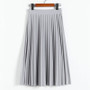 Elegant Mid Length Skirt – Comfortable High-Waist with Elastic Band