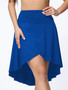 Stylish Asymmetrical Skirt with Pockets – Perfect for Sports and Casual Wear