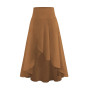 Irregular Skirt for Women – Elegant High-Waist Casual Design