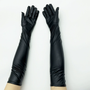 Women’s Long Leather Gloves – Patent Finish for a Bold, Chic Look - Visible Variety