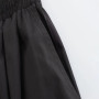 Women's Medium Length Skirt – High-Waisted A-Line, Versatile & Casual - Visible Variety