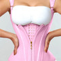 Women’s Waist Trainer – Slimming Girdle with Double Compression and Front Zipper - Visible Variety
