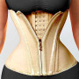 Women’s Waist Trainer – Slimming Girdle with Double Compression and Front Zipper - Visible Variety