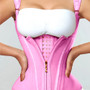 Women’s Waist Trainer – Slimming Girdle with Double Compression and Front Zipper - Visible Variety