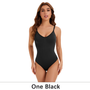 Women’s Slimming Elastic Bodysuit – One-Piece Body Shaper with Deep U Back - Visible Variety