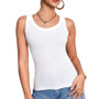 Classic Solid Color Camisole for Women – Sleeveless Wide Strap Tank Top - Visible Variety