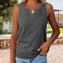 Women’s Sleeveless Tank Top – V-Neck with Wide Strap Design - Visible Variety