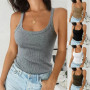 Women’s Vintage Tank Top – Stylish Spandex Blend with Classic Fit - Visible Variety