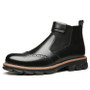 Chelsea Boots Men – Premium Cowhide Leather with Warm Cotton Lining - Visible Variety