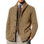 Stylish Cardigan Men – Classic Shawl Collar Knit Sweater with Buttons - Visible Variety