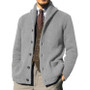 Stylish Cardigan Men – Classic Shawl Collar Knit Sweater with Buttons - Visible Variety