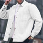 Quilted Shirt – Men’s Long Sleeve Shirt Jacket with Pockets - Visible Variety