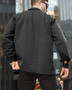 Quilted Shirt – Men’s Long Sleeve Shirt Jacket with Pockets - Visible Variety