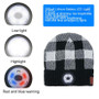 Unisex Bluetooth Beanie Hat – LED Winter Cap with USB Rechargeable Light - Visible Variety