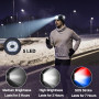 Unisex Bluetooth Beanie Hat – LED Winter Cap with USB Rechargeable Light - Visible Variety