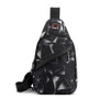 Men’s Mini Shoulder Backpack – Stylish Geometric Pattern - Visible Variety