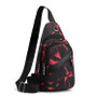 Men’s Mini Shoulder Backpack – Stylish Geometric Pattern - Visible Variety