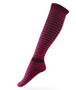 Unisex Over Calf Compression Socks with Stylish Stripe Pattern - Visible Variety