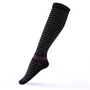 Unisex Over Calf Compression Socks with Stylish Stripe Pattern - Visible Variety