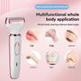 4-in-1 Waterproof Hair Remover for Women – Rechargeable & Painless Trimmer