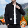 Thickened Men’s Fleece Lined Jacket – Windproof Corduroy Jacket