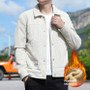 Thickened Men’s Fleece Lined Jacket – Windproof Corduroy Jacket