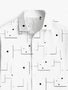 Men’s Shirt with Geometrical Pattern – Breathable Long Sleeve Style